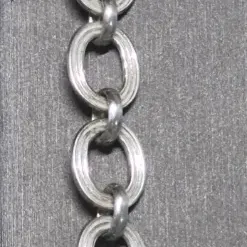 Ralph Lauren CHAPS silver tone Toggle Clasp BRACELET ~ marked