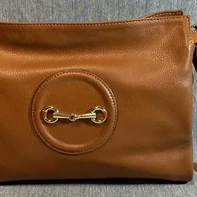 Italian Leather Tote Bag: Handmade Elegant Brown Purse,Florence, Italy