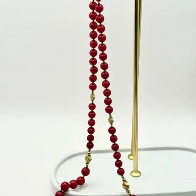 12K Gold Backed Earrings & Matching Necklace 