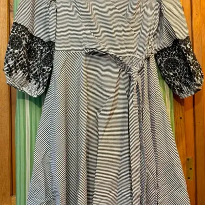 Calvin Klein Vintage Striped Dress Size 6