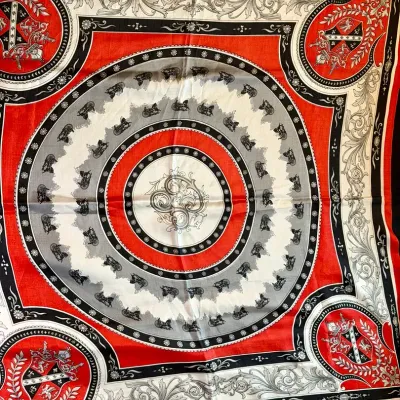 Vintage Square Scarf 