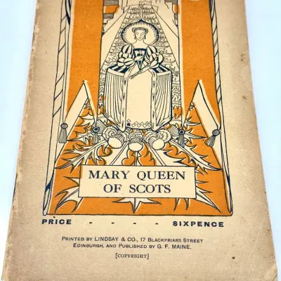Vintage Ephemera Mary Queen Of Scots Book Program 