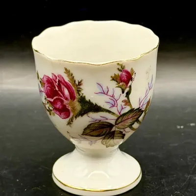 (3) Japanese Porcelain Footed Egg Cup Vintage