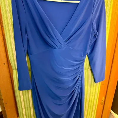 Lauren By Ralph Lauren Brilliant Blue Dress Size 4
