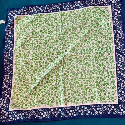 Italian Spring Blossom Square Scarf