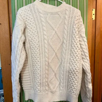 Elfric Eden Cable Knit Sweater 90s Retro Size Medium