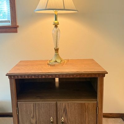Sale Photo Thumbnail #118: Some wear on top of side table as shown