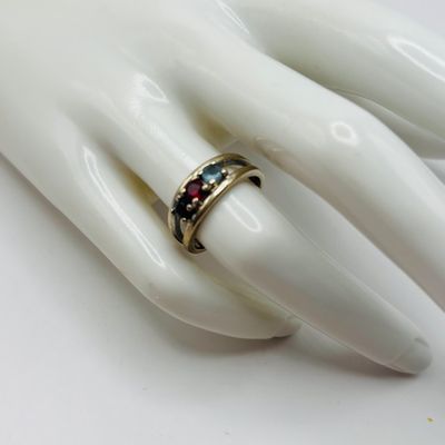 LOT 197: Mother's Ring 14K, 3.79g Tw, sz6.5