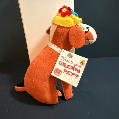 LOT 22: Vintage Style Plush Santa, and Dream Pets Bull and Cow