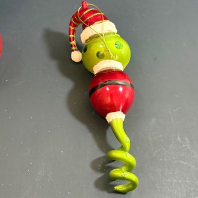LOT 20: Collection of Festive Snowmen and Other Holiday Decor Including Painted Gourds and a Glass Frog Santa