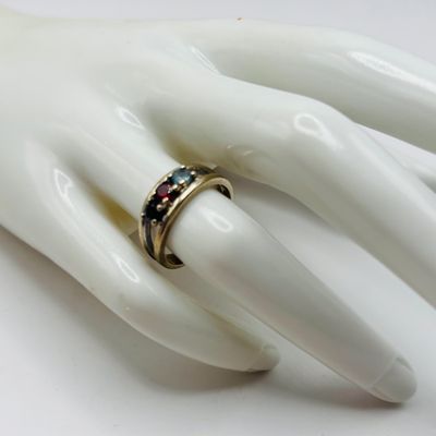 LOT 197: Mother's Ring 14K, 3.79g Tw, sz6.5