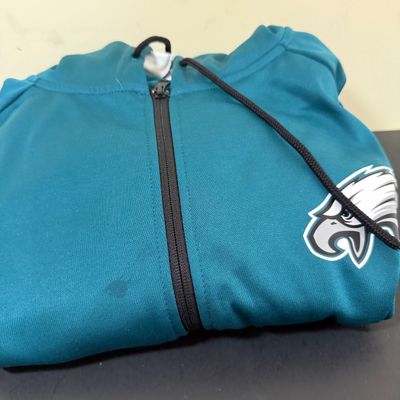 LOT 166: Philadelphia Eagles Hooded Zip Jacket Size XXL