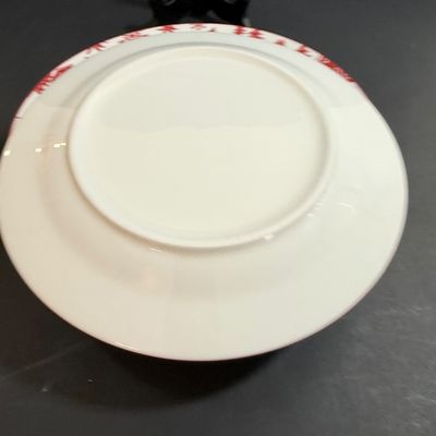 LOT 21: Collection of Christmas Plates and More Includng a Holiday Yankee Candle and Mirror Candle Plates