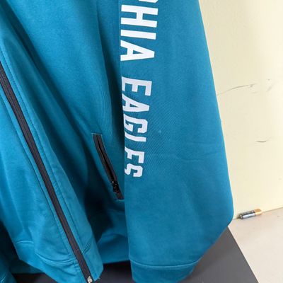 LOT 166: Philadelphia Eagles Hooded Zip Jacket Size XXL