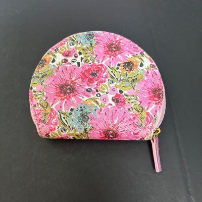 LOT 141: Vera Bradley Call Me Coral Small Crossbody, July Angel Accent Figurine, Zipper Pouches, Scarves & More