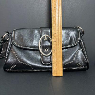 LOT 140: Nicki Minaj Faux Leather Crossbody, Boho Style Buckle Flap Bag, Cejon Scarves & More