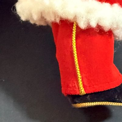 LOT 22: Vintage Style Plush Santa, and Dream Pets Bull and Cow