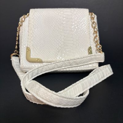LOT 140: Nicki Minaj Faux Leather Crossbody, Boho Style Buckle Flap Bag, Cejon Scarves & More