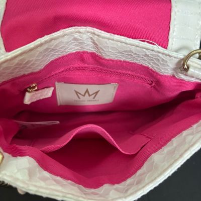 LOT 140: Nicki Minaj Faux Leather Crossbody, Boho Style Buckle Flap Bag, Cejon Scarves & More