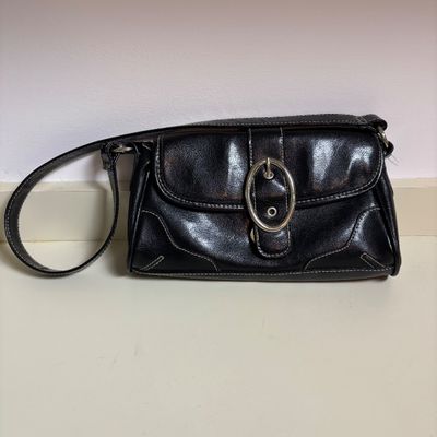 LOT 140: Nicki Minaj Faux Leather Crossbody, Boho Style Buckle Flap Bag, Cejon Scarves & More
