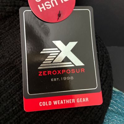 LOT 144: Cara by Gates Cashmere Lined Leather Gloves, Zeroxposur Plush Lining Cold Weather Hat & Scarves