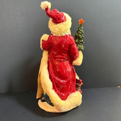 LOT 26: Collection of Wooden Nutcrackers with Other Holiday Decor - Including Santa of The World in Original Box & More