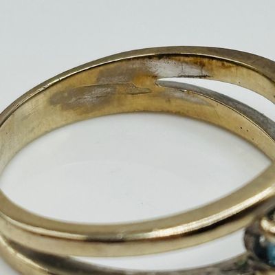 LOT 197: Mother's Ring 14K, 3.79g Tw, sz6.5