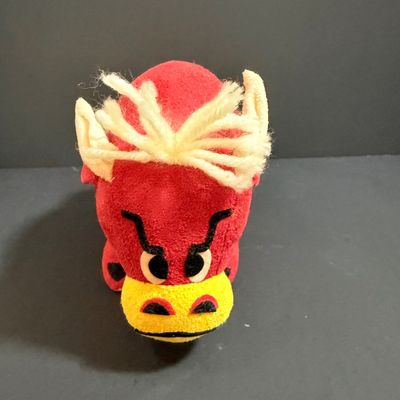 LOT 22: Vintage Style Plush Santa, and Dream Pets Bull and Cow