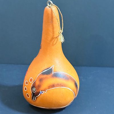 LOT 20: Collection of Festive Snowmen and Other Holiday Decor Including Painted Gourds and a Glass Frog Santa