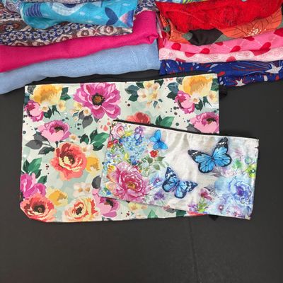 LOT 141: Vera Bradley Call Me Coral Small Crossbody, July Angel Accent Figurine, Zipper Pouches, Scarves & More