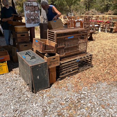 Wooded tool boxes crates