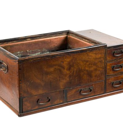 Sale Photo Thumbnail #215: Antique Japanese Hibachi Multi-Drawer Cabinet