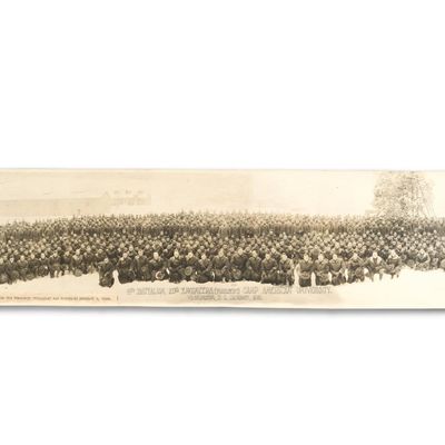 Sale Photo Thumbnail #226: WWI Panoramic Photo of 6th Battalion
