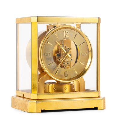 Sale Photo Thumbnail #148: Jaeger-LeCoultre Atmos Brass and Glass Mantel Clock