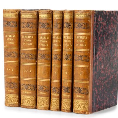 Sale Photo Thumbnail #185: 7 Volumes La Farina 'Storia D'Italia'