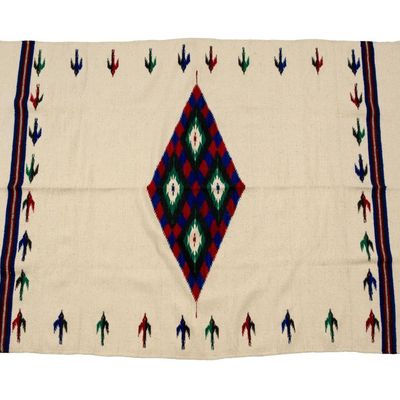 Sale Photo Thumbnail #132: Mexican Serape with Bird Motifs