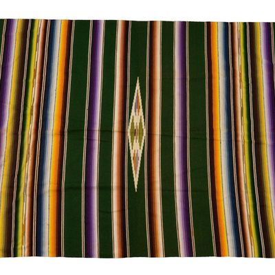 Sale Photo Thumbnail #119: Vintage Mexican Saltillo Rug