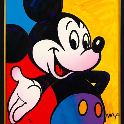 Sale Photo Thumbnail #23: Peter Max Serigraph - Mickey Mouse