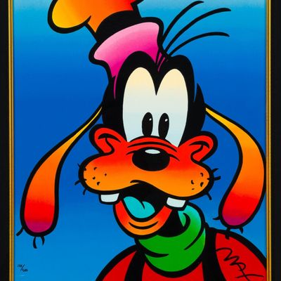 Sale Photo Thumbnail #22: Peter Max Serigraph - Goofy