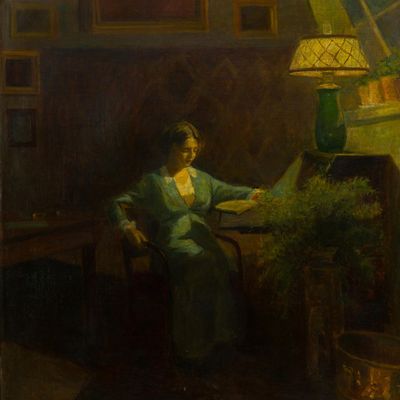 Sale Photo Thumbnail #26: Poul Friis Nybo Oil on Canvas Painting