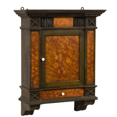Sale Photo Thumbnail #220: Victorian Gothic Revival / Aesthetic Movement Hanging Cabinet