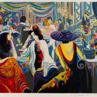 Sale Photo Thumbnail #49: Large Isaac Maimon Serigraph