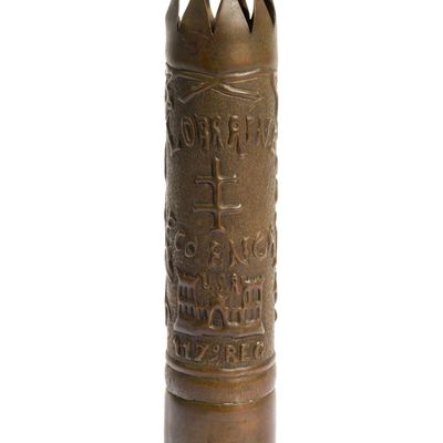 Sale Photo Thumbnail #285: WWI Trench Art Shell Vase