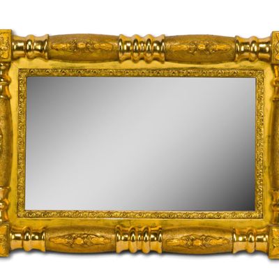 Sale Photo Thumbnail #59: American Federal/Early Empire Giltwood Wall Mirror