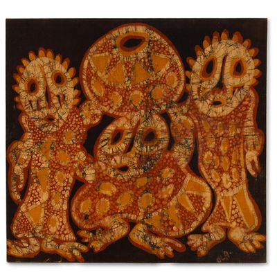 Sale Photo Thumbnail #31: Nigerian Batik Ola of The Oshogbo School