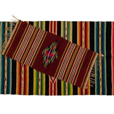 Sale Photo Thumbnail #120: 2 Mexican Saltillo Weavings