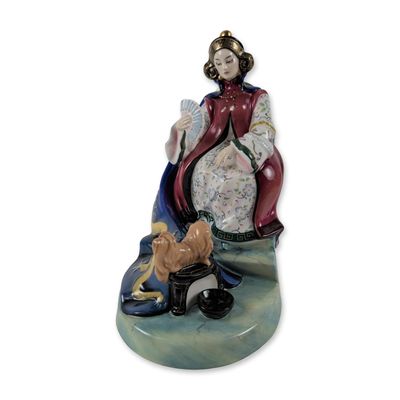 Sale Photo Thumbnail #210: Royal Doulton Tzu-hsi Empress Dowager Porcelain Figurine