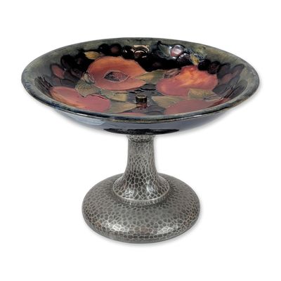 Sale Photo Thumbnail #78: Moorcroft Pomegranate Tudric Pewter Tazza