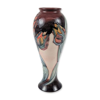 Sale Photo Thumbnail #360: Moorcroft Sally Tuffin Red Tulip Vase