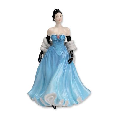 Sale Photo Thumbnail #415: Royal Doulton Prototype Porcelain Pretty Lady in Blue Figurine